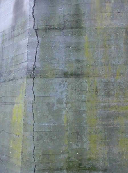 Imagen de un puente de concreto deteriorado - Imagen del Instituto Fraunhofer
