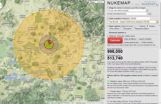 Bomba nuclear Querétaro