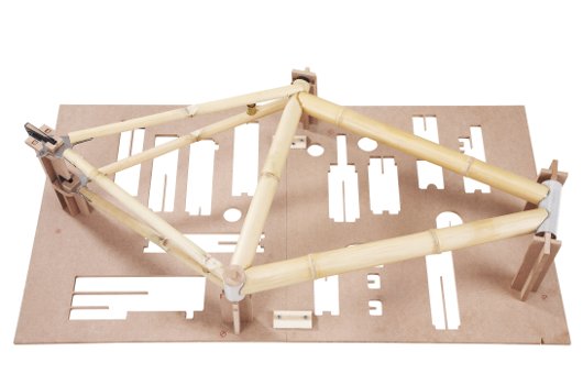 Armazón de bicicleta de bambú