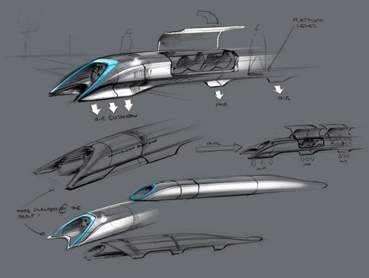 Concepto de cápsula proyecto Hyperloop